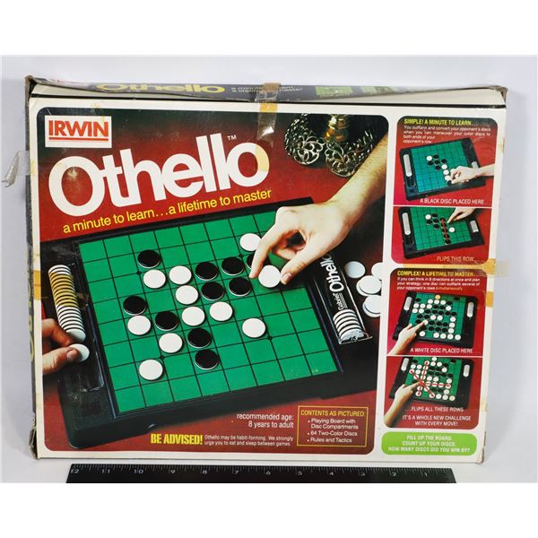 #1203 IRWIN OTHELLO BOXED GAME 1971 IN BOX