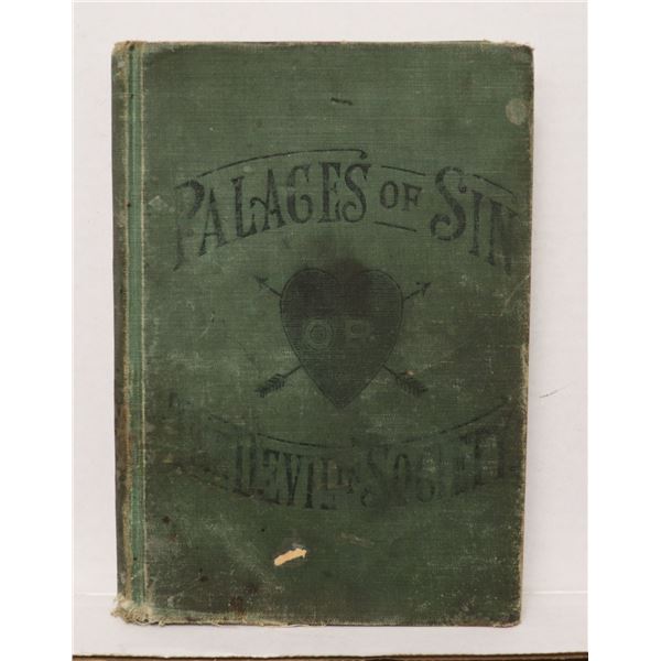 #1232 ANTIQUE BOOK PALACES OF SIN THE DEVIL WITHIN