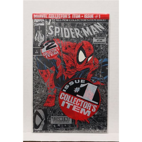 #1242 MARVEL COMICS SPIDER-MAN #1 AUG 1990 SILVER