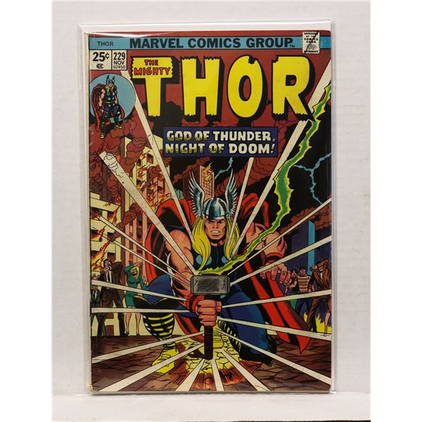 #1249 MARVEL COMICS MIGHTY THOR #229 NOV 1974