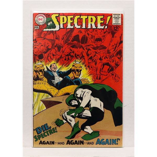 #1253 DC DETECTIVE COMICS THE SPECTRE! #2 FEB 1968