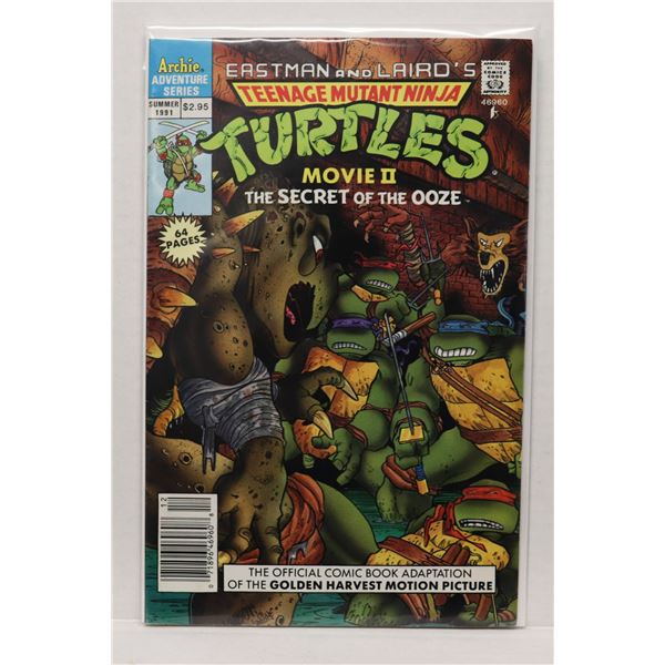 #1258 ARCHIE COMICS TMNT THE MOVIE II 1991