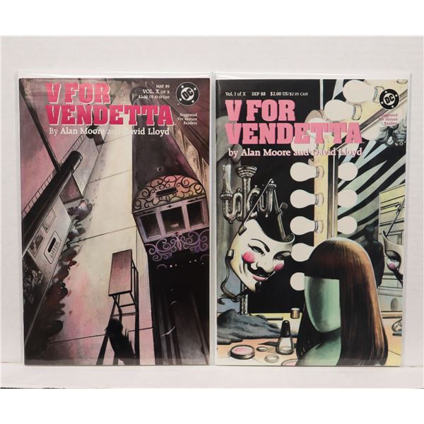 #1271 DC DETECTIVE COMICS V FOR VENDETTA #1 + #10