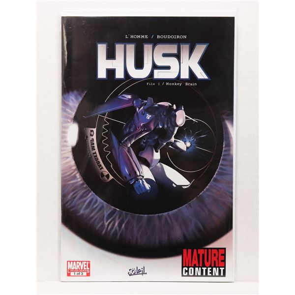 #1273 MARVEL COMICS HUSK MATURE CONTENT 2010
