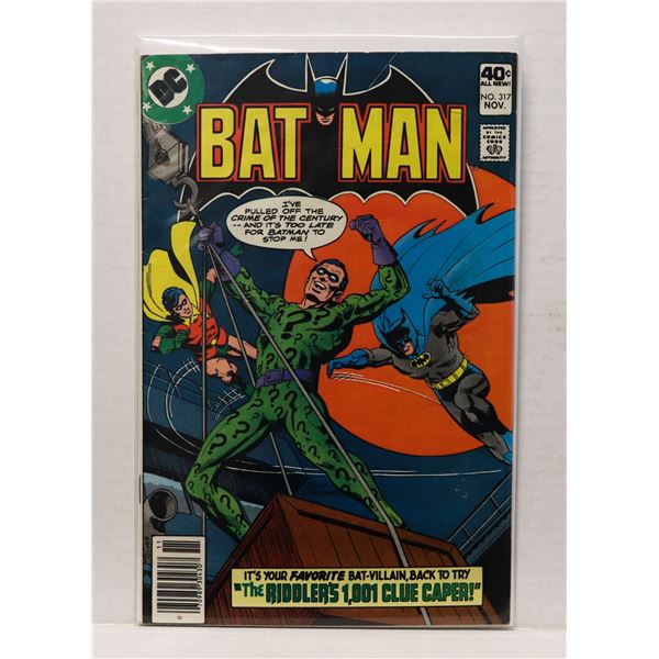 #1339 DC DETECTIVE COMICS BATMAN #317 NOV 1979