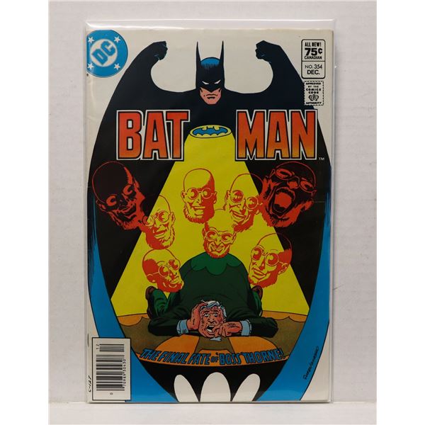 #1342 DC DETECTIVE COMICS BATMAN #354 DEC 1982