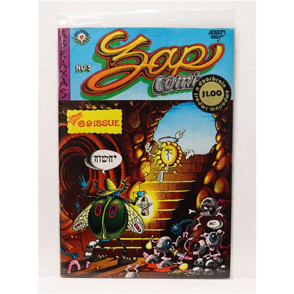 #1354 ABRAXAS ZAP COMICS #3 1975 COMIX