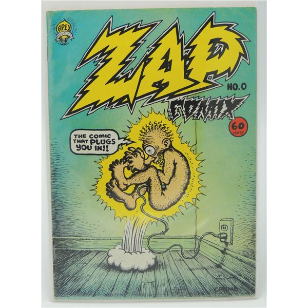 #1356 KEY APEX NOVELTY ZAP COMIX #0 1967 CRUMB