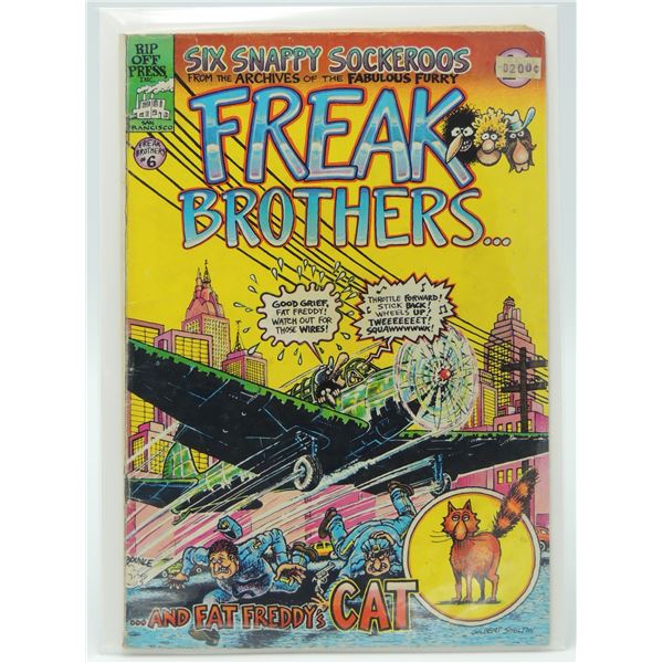 #1369 FABULOUS FURRY FREAK BROTHERS #6 1980