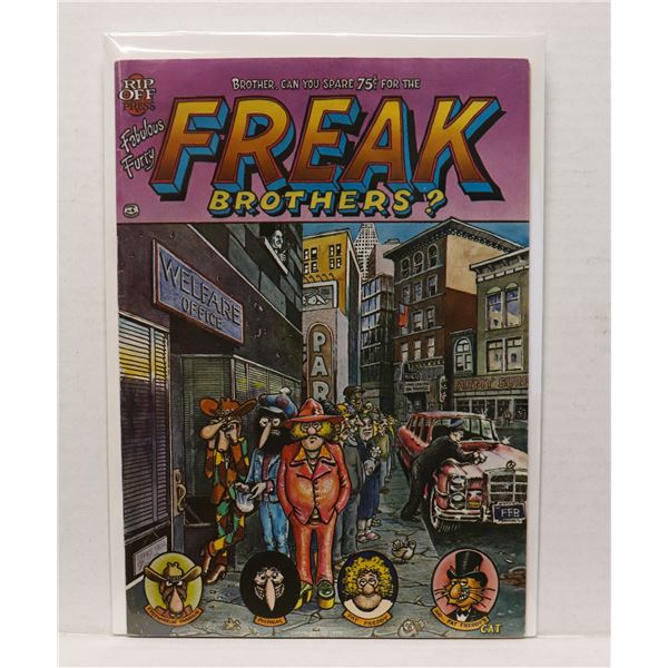 #1370 FABULOUS FURRY FREAK BROTHERS #4 1975