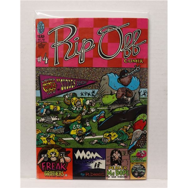 #1372 RIP OFF PRESS RIP OFF COMIX #4 1978
