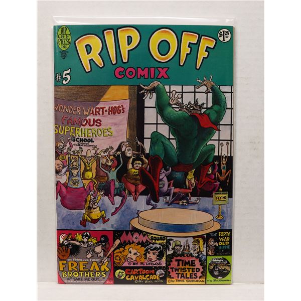 #1373 RIP OFF PRESS RIP OFF COMIX #5 1979