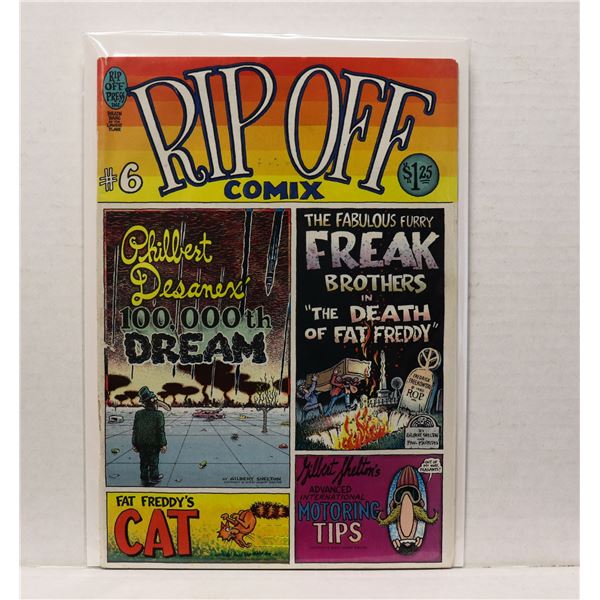 #1374 RIP OFF PRESS RIP OFF COMIX #6 1980