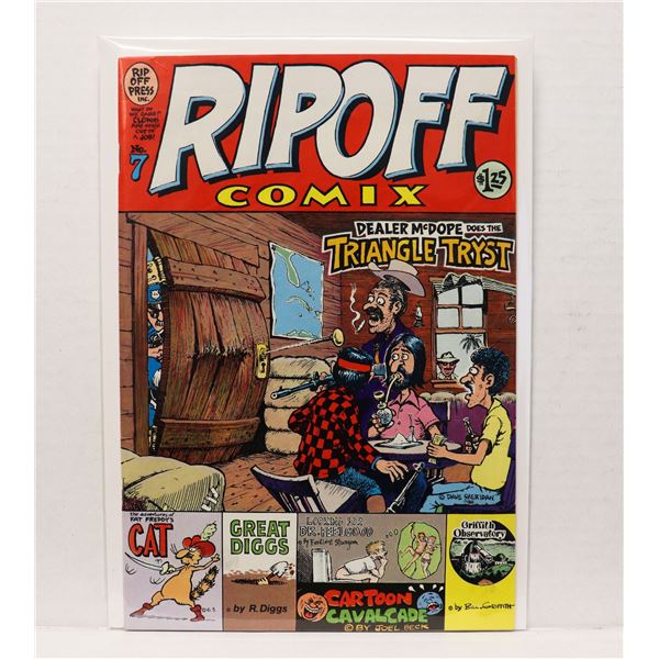 #1375 RIP OFF PRESS RIP OFF COMIX #7 1980