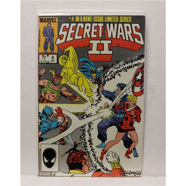 #1636  MARVEL COMICS SECRET WARS II #4 OCT 1985