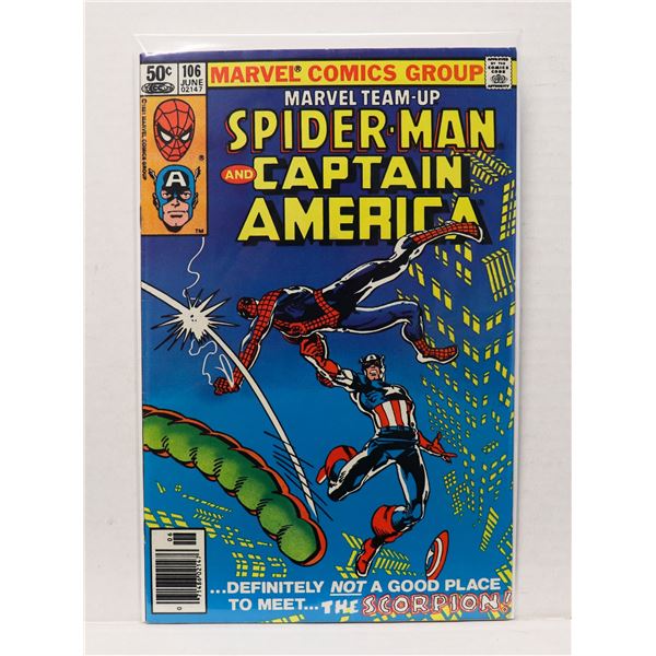 #1669 MARVEL COMICS MARVEL TEAM-UP #106 JUNE 1981