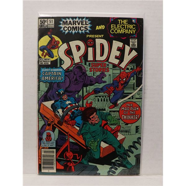 #1671 MARVEL COMICS SPIDEY SUPER STORIES #51 1981