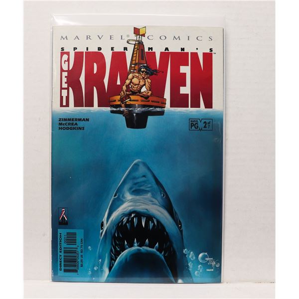 #1680 MARVEL COMICS SPIDER MAN'S GET KRAVEN #2