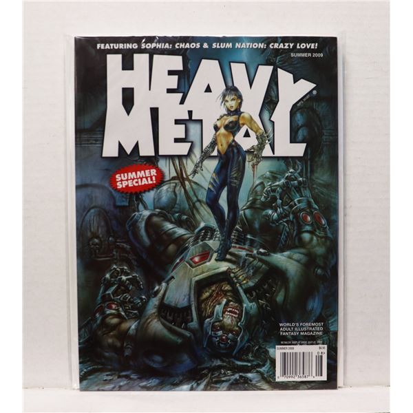 #1813 HEAVY METAL MAGAZINE SUMMER 2009
