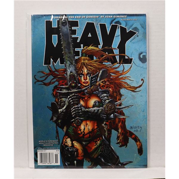 #1814 HEAVY METAL MAGAZINE NOVEMBER 2011