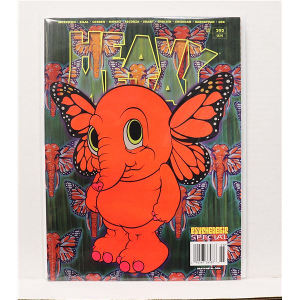 #1820 HEAVY METAL MAGAZINE #292 2018 PSYCHEDELLIC