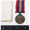 Image 2 : WW2 SILVER CANADIAN 1939 1945 WAR MEDAL IN BOX