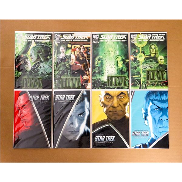 X8 STAR TREK COMICS