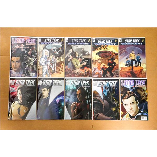 X10 STAR TREK COMICS