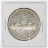 Image 1 : 1953  CANADIAN $1 DOLLAR SILVER VOYAGEUR COIN