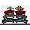 Image 1 : 3 PAIRS CANADIAN SHOULDER TITLES RCOC RCR