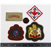 Image 1 : CANADA BRITAIN WARRANT OFFICER SLEEVE BADGES