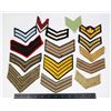 Image 1 : VARIOUS CHEVRON RANK INSIGNIA INCLUDING WW2