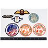 Image 1 : LOT OF PATCHES AND PIN. AMERICAN MILITARY PATCH