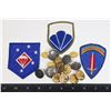 Image 1 : PAIR AMERICAN PARATROOPER CLOTH PATCH SOLD W/