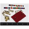 Image 2 : WW2 CANADIAN MEDAL RIBBON BARS CVSM ITALY