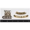 Image 1 : LOT OF 3 MILITARY SHOULDER TITLE INSIGNIA COTC RCR