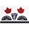 Image 1 : PAIR OF CITY OF REGINA FIRE PATCH CRESTS SOLD W/