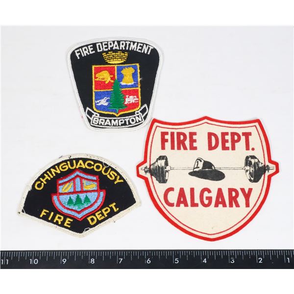 VINTAGE CHINGUACOUSY FIRE DEPARTMENT PATCH &
