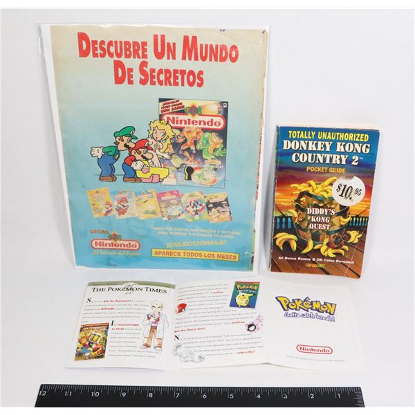 BUNDLE OF NINTENDO COLLECTIBLES INCLUDING