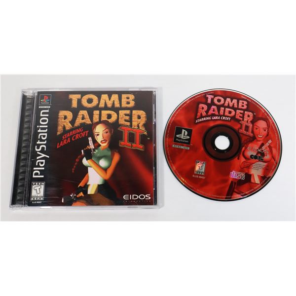 PLAYSTATION PS1 GAME TOMB RAIDER 2 LARA CROFT