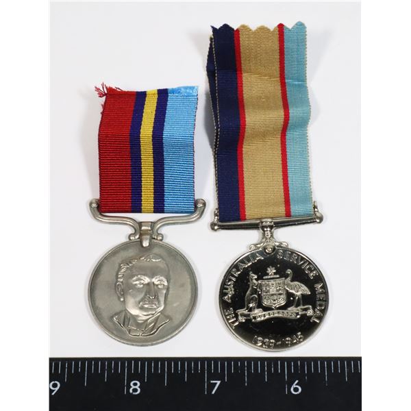 WW2 AUSTRALIA SERVICE MEDAL UNNAMED 1945 AND