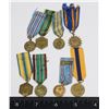 Image 2 : LOT OF 4 AMERICAN MILITARY MINIATURE MEDALS