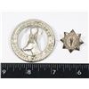 Image 1 : TANGANYIKA POLICE COLLAR BADGE EAST AFRICA SOLD W/