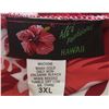 Image 4 : Qty 2 New 3X Ali'i Fashions Hawaii MuuMuu Dresses - Black & Red Polyester (52" bust/44"L)