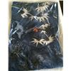 Image 5 : Qty 2 New 2X Ali'i Fashions Hawaii Blue White Cotton MuuMuu Dresses (50" bust/44"L)