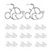 Image 1 : Qty 10 Pair New Fashion Mickey Mouse Silver-Tone Metal Pierced Earrings