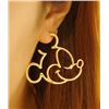 Image 3 : Qty 10 Pair New Fashion Mickey Mouse Silver-Tone Metal Pierced Earrings
