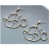 Image 4 : Qty 10 Pair New Fashion Mickey Mouse Silver-Tone Metal Pierced Earrings