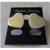 Image 1 : Pair 925 Sterling Silver Heart Stud  Pierced Earrings