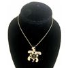 Image 5 : Qty 4 Island Reflections Turtle Pendants on 18" Silver-Tone Chain Necklaces: 3 Red Stones & 1 Black 